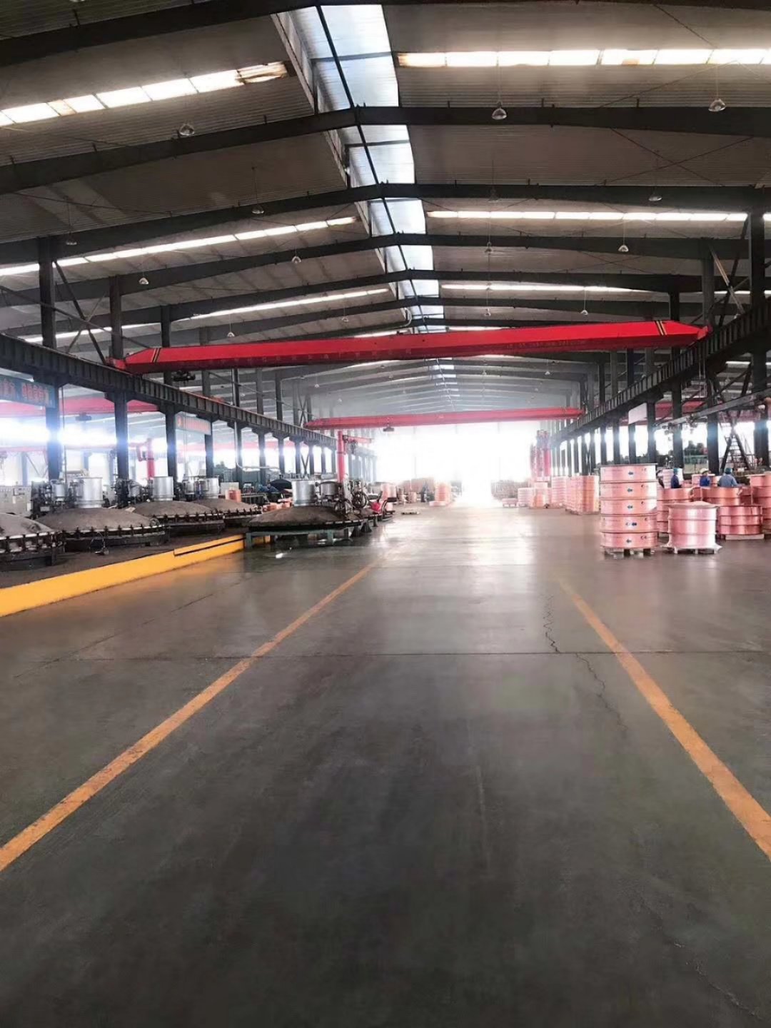 銅管生產(chǎn)現場(chǎng)-盤(pán)管退火、包裝區